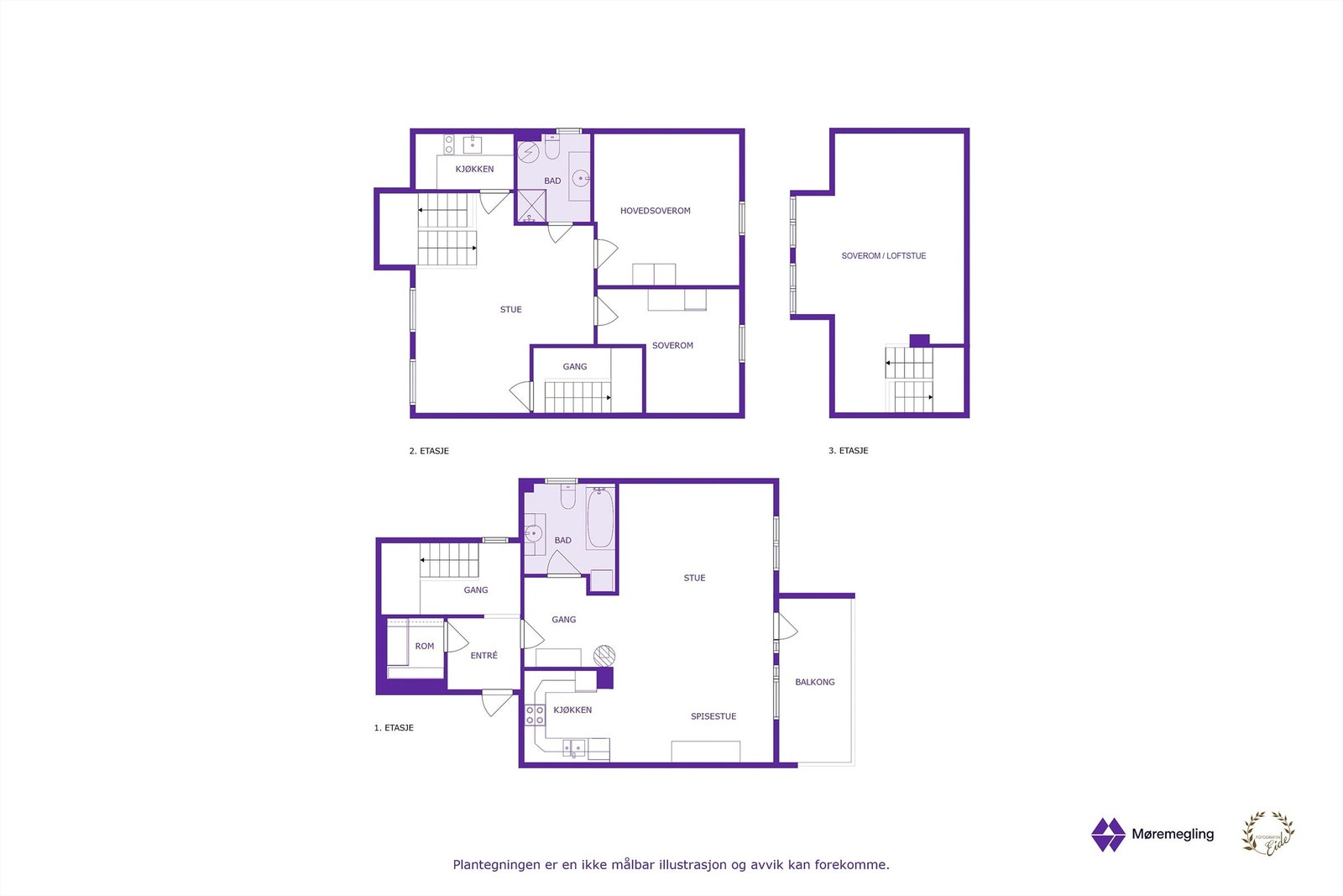 Plantegning Galleribilde