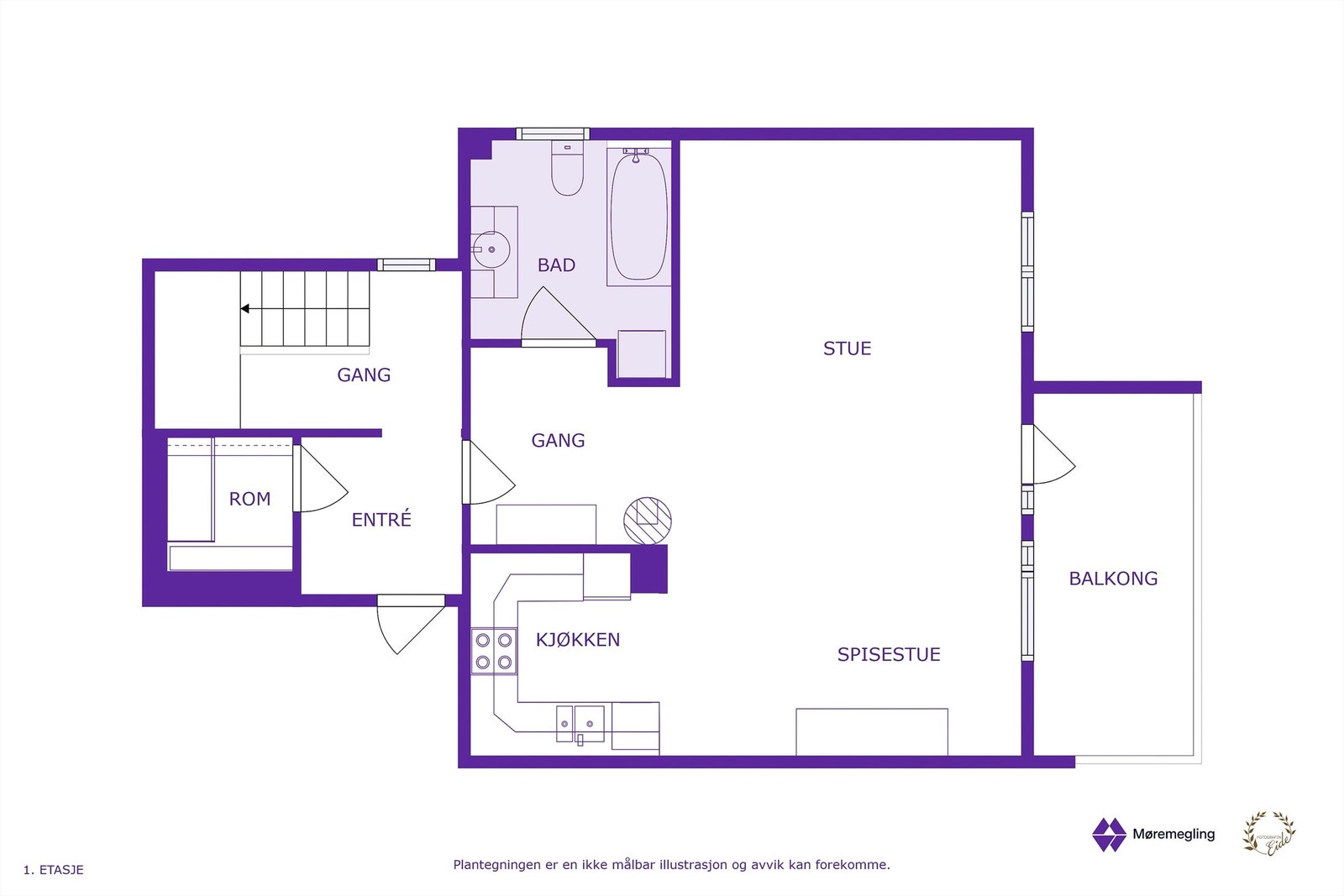 Plantegning Galleribilde
