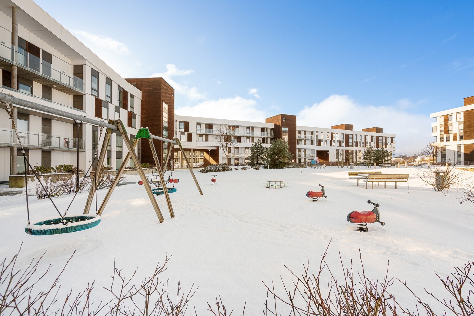 Opparbeidet fellesareal/ tun Galleribilde