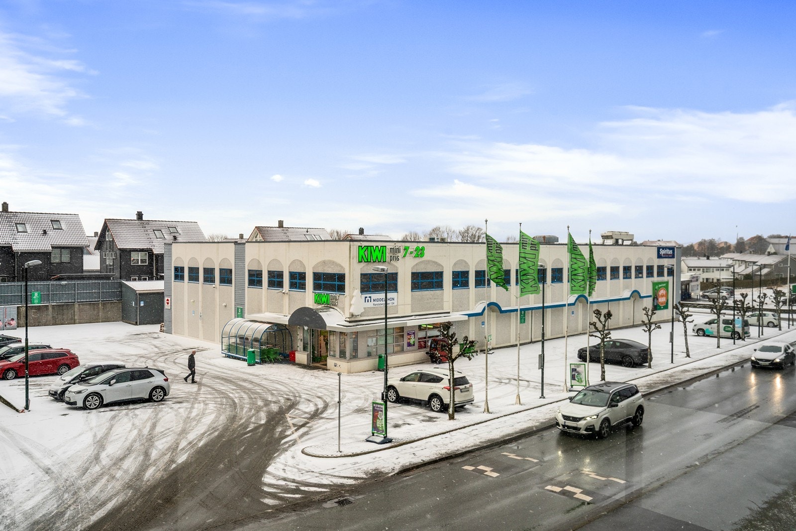 Fritt utsyn fra balkong Galleribilde