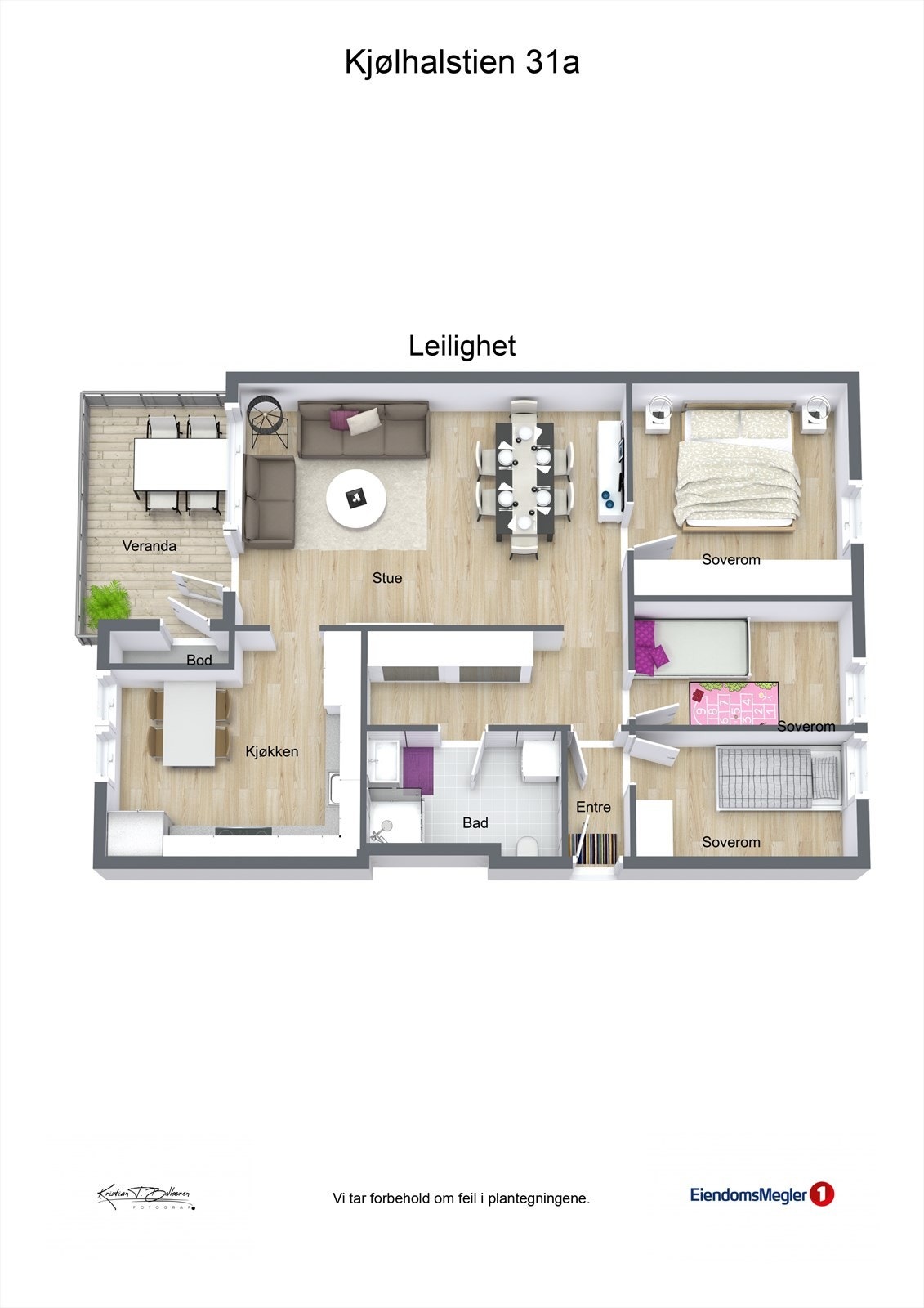 Plantegning 2.etg. Galleribilde