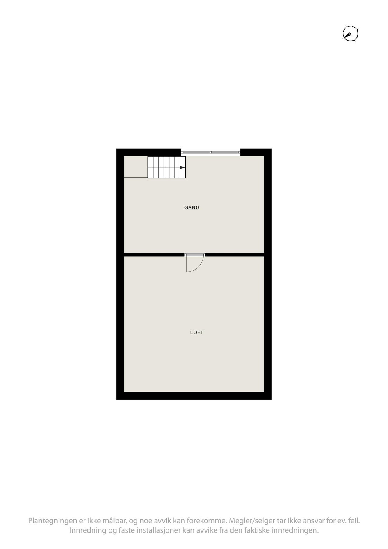 Plantegning garasje loft Galleribilde