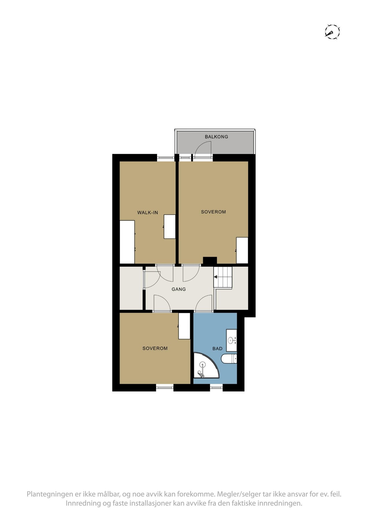 Plantegning 2.etasje Galleribilde