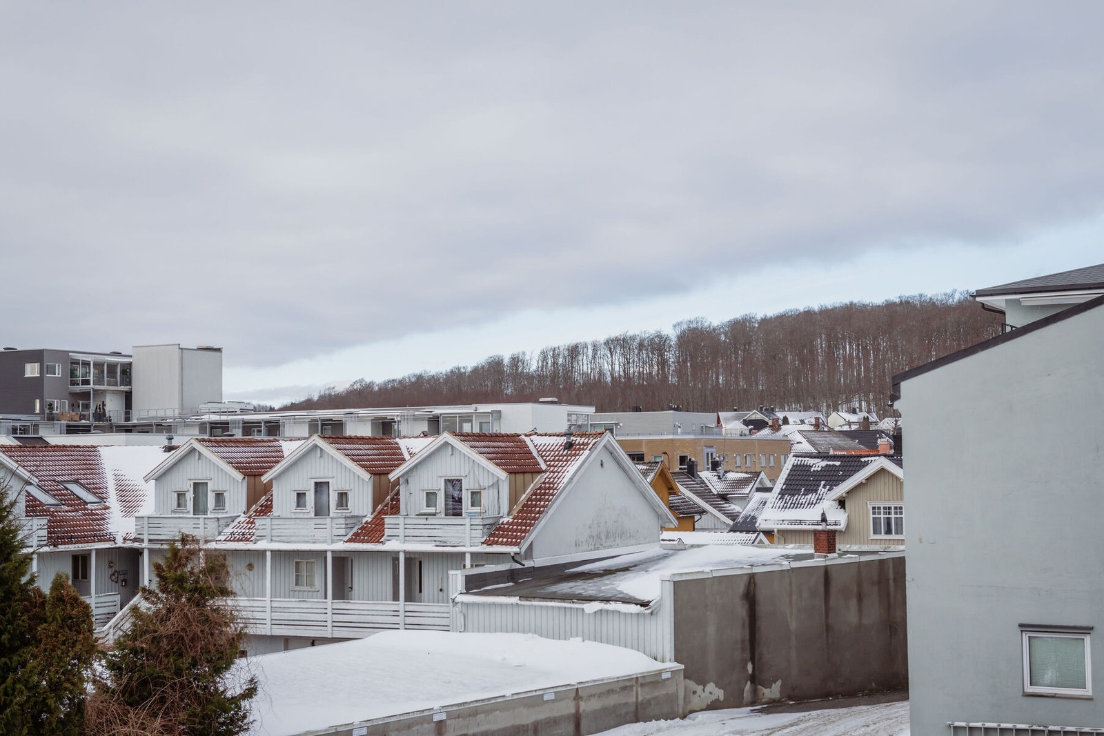Hyggelig utsikt fra leiligheten. Galleribilde