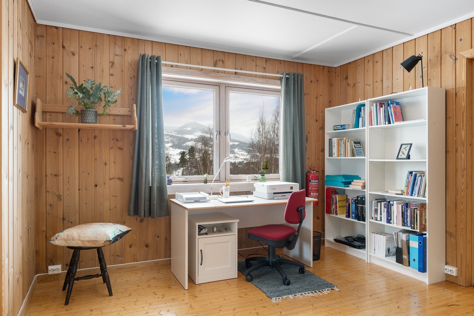 Rommet benyttes i dag som kontor. Galleribilde