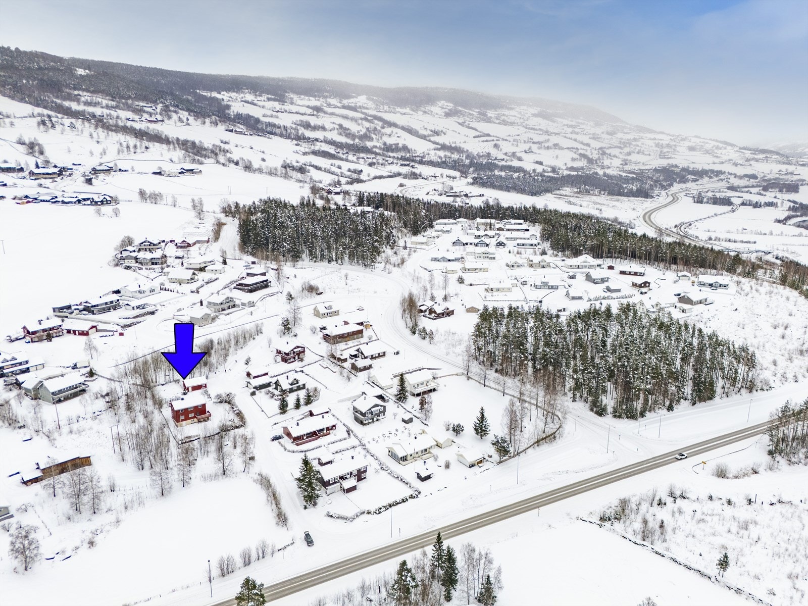 Området preges i hovedsak av eneboligbebyggelse. Galleribilde