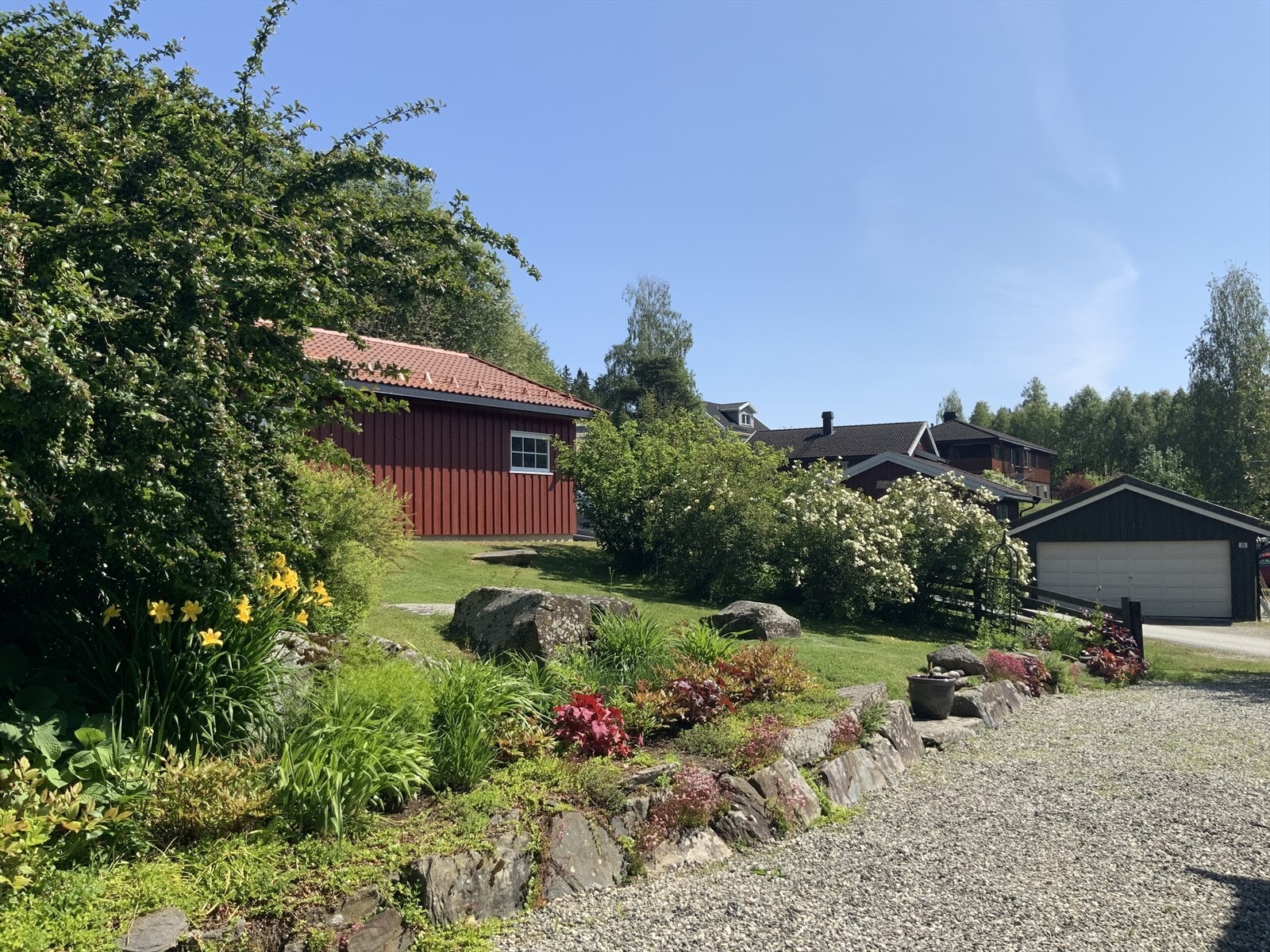 Hagen er meget pent opparbeidet Galleribilde