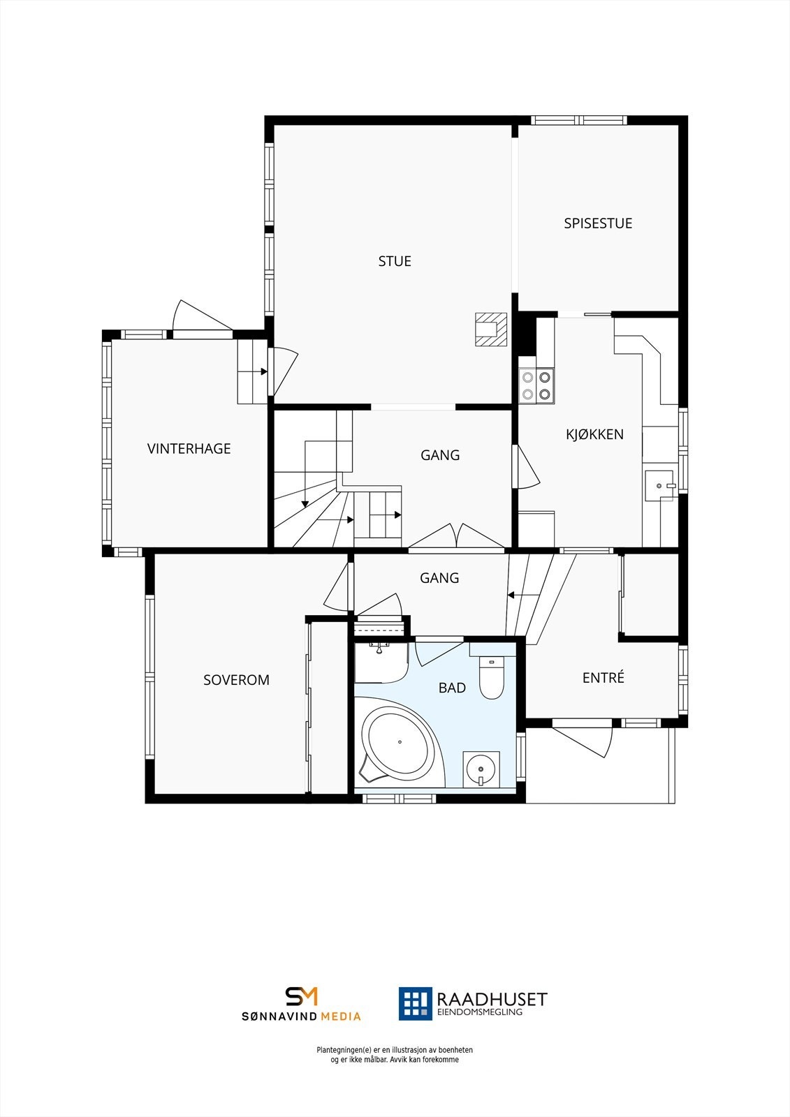 Plantegning | 1. Etasje Galleribilde