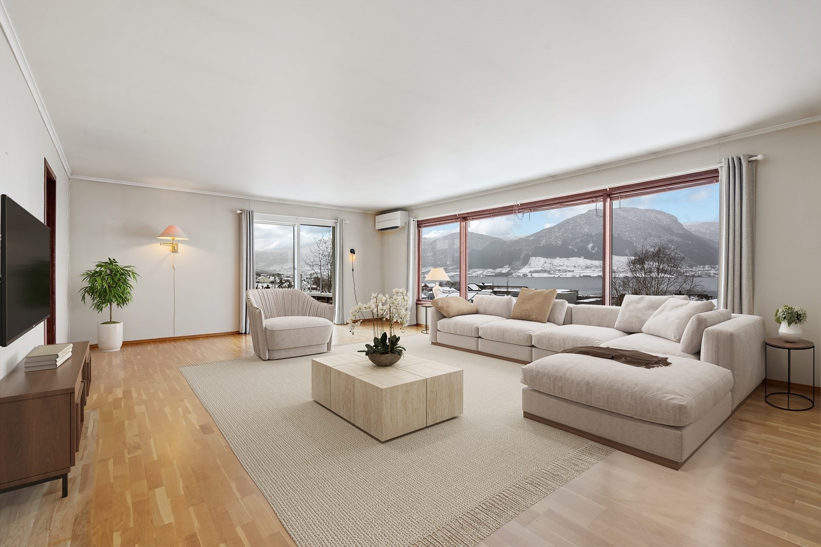 Bildet er digitalt møblert Galleribilde