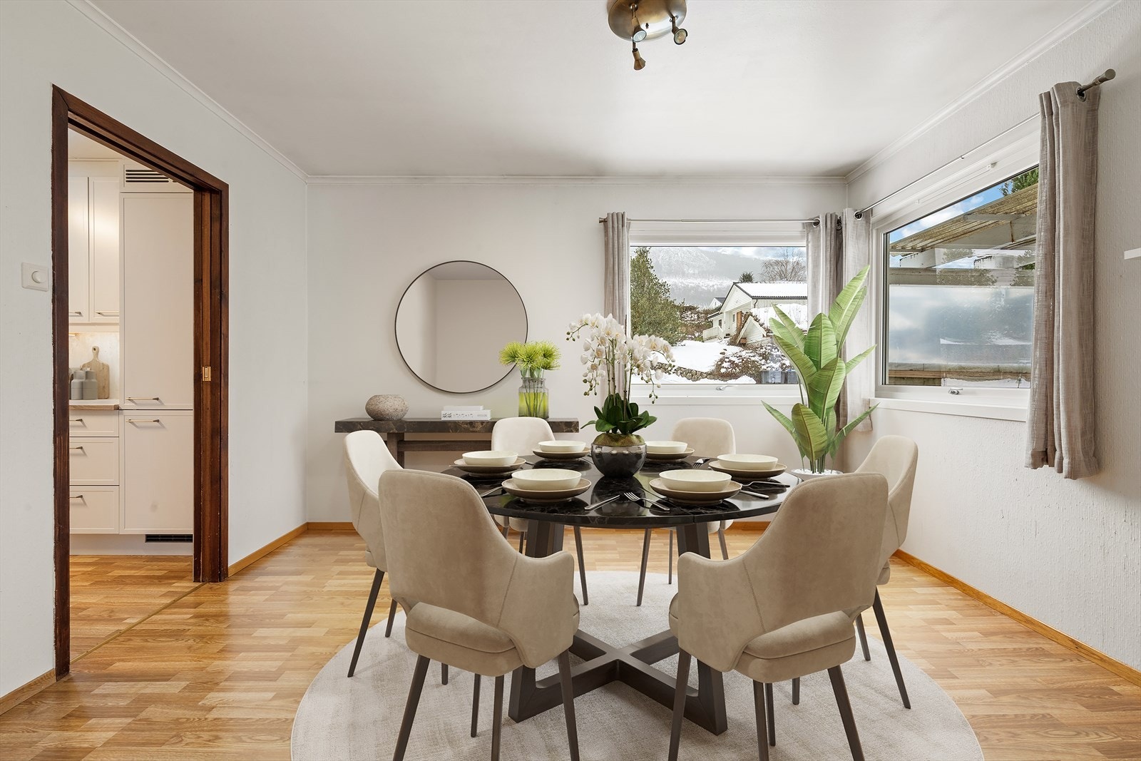 Bildet er digitalt møblert Galleribilde