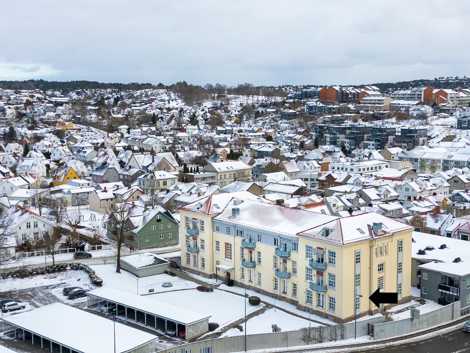 Dette er en fin selveierleilighet sentralt i Fredrikstad - velkommen til Seierstensgata 21A. Galleribilde