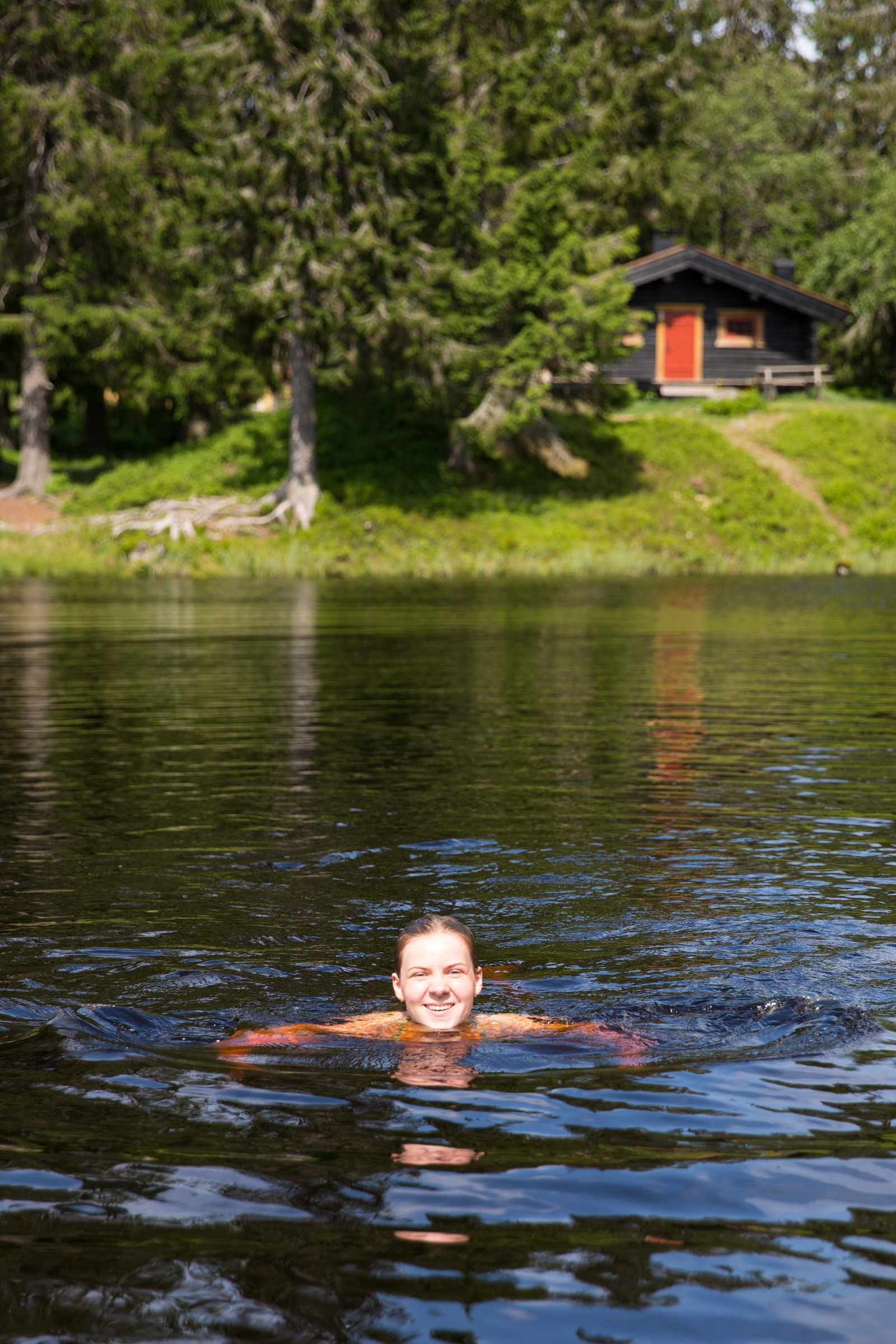 Koiadalen er det fint å bade Galleribilde