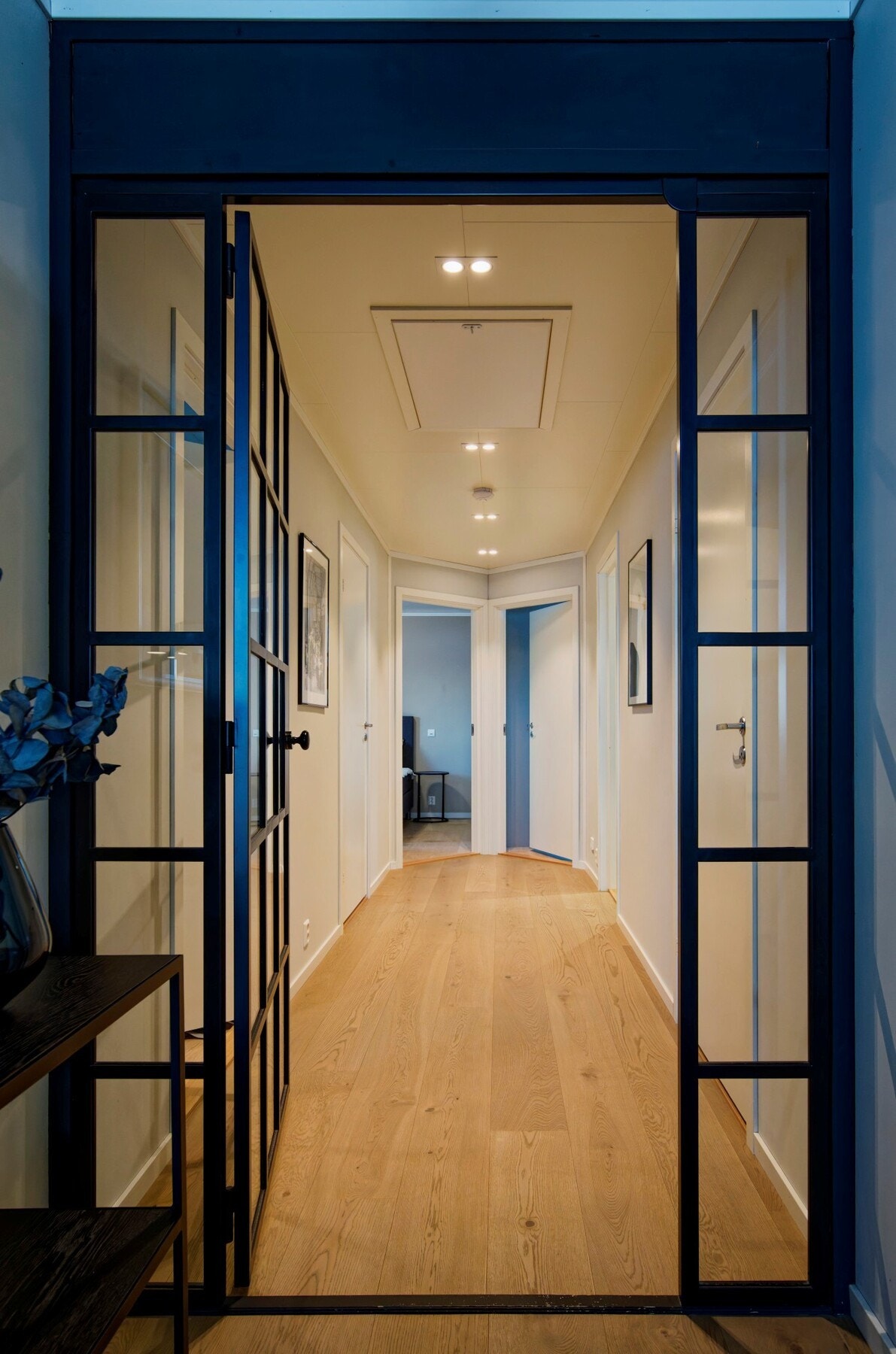 Meget flott smijerndør inn mot gangen Galleribilde