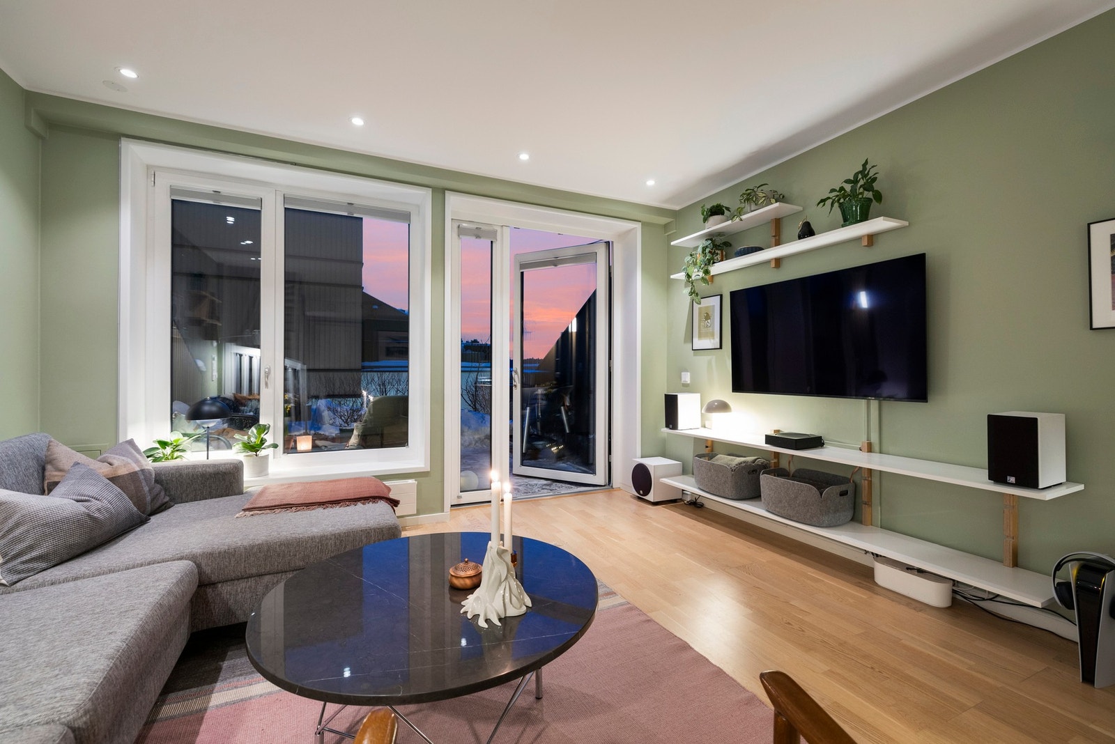 Lun kveldsstemning Galleribilde