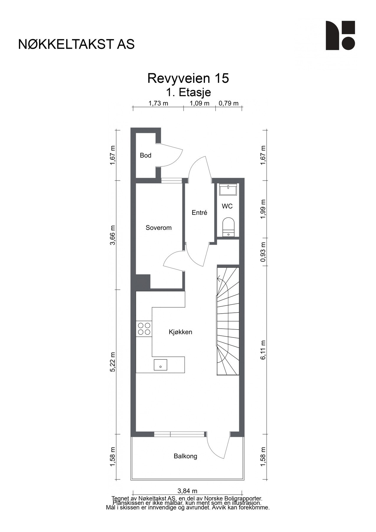 Plantegning - 1.etasje Galleribilde