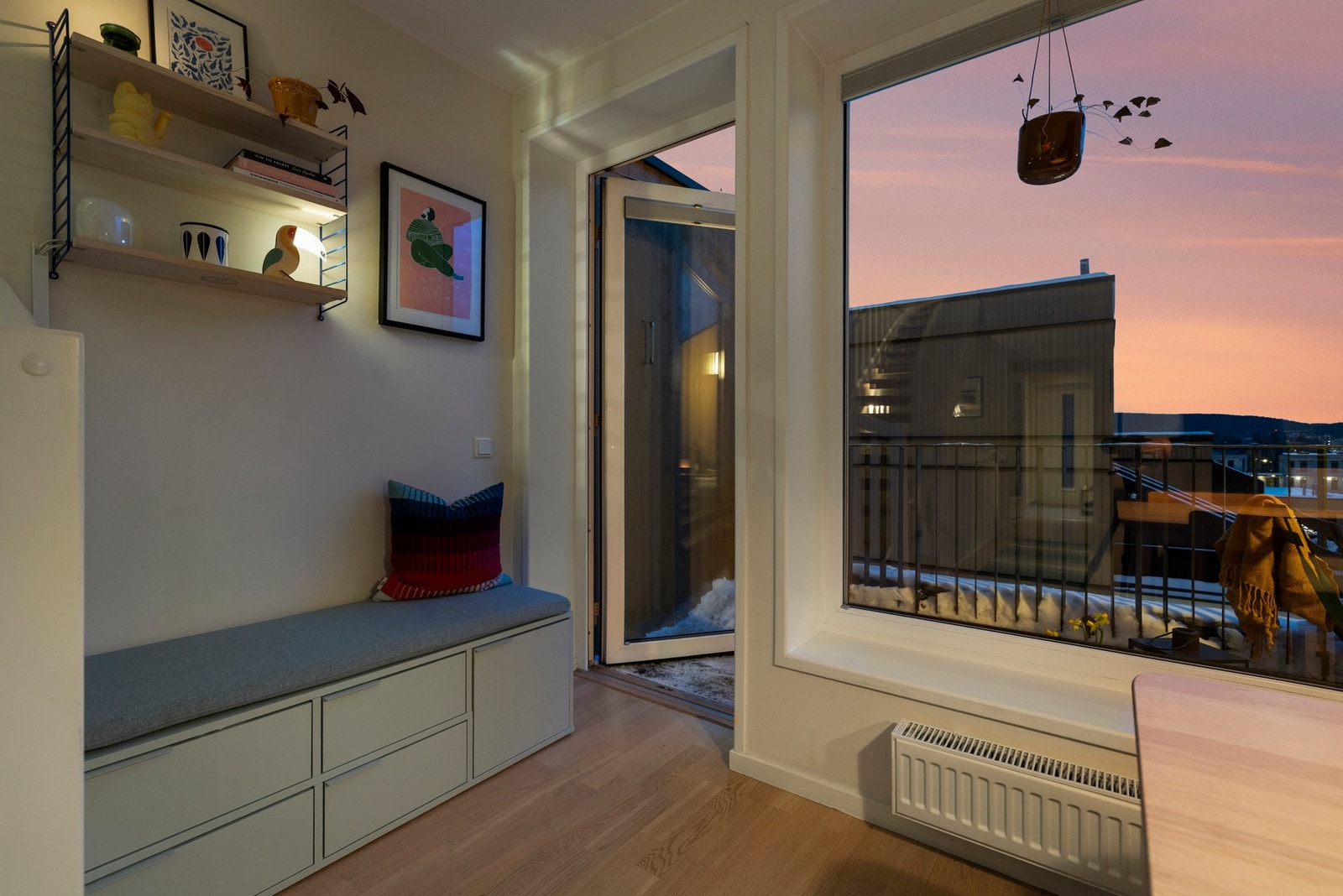 Lun kveldsstemning Galleribilde