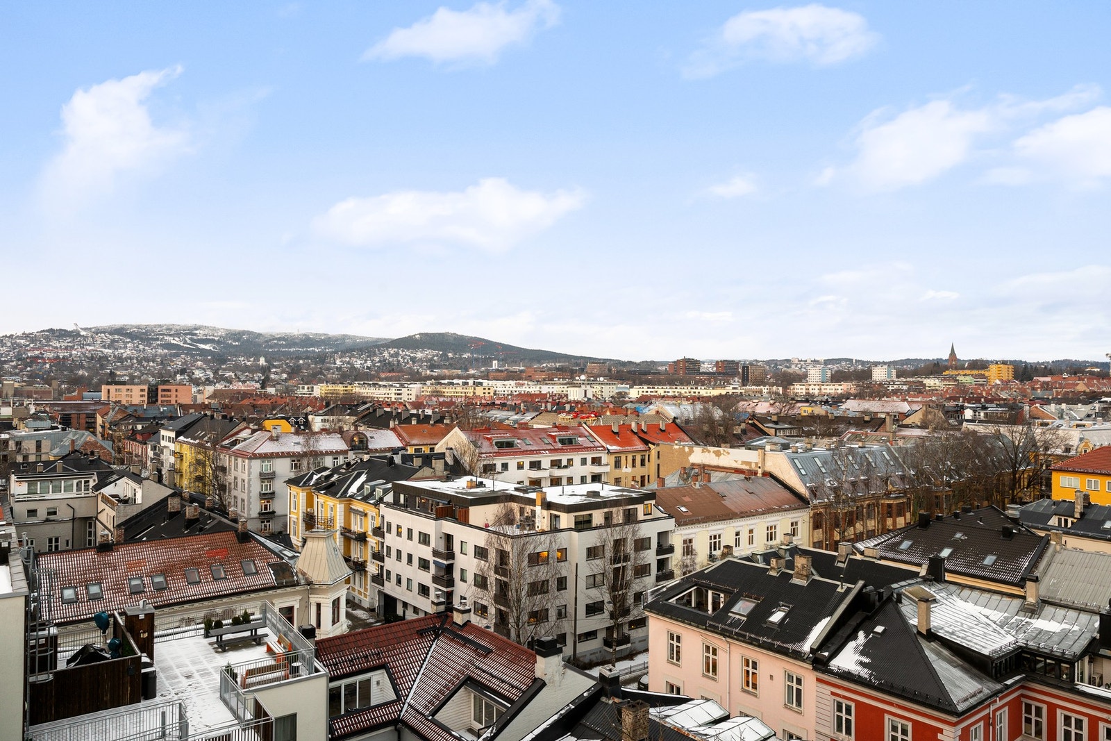 Utsikten fra privat balkong Galleribilde