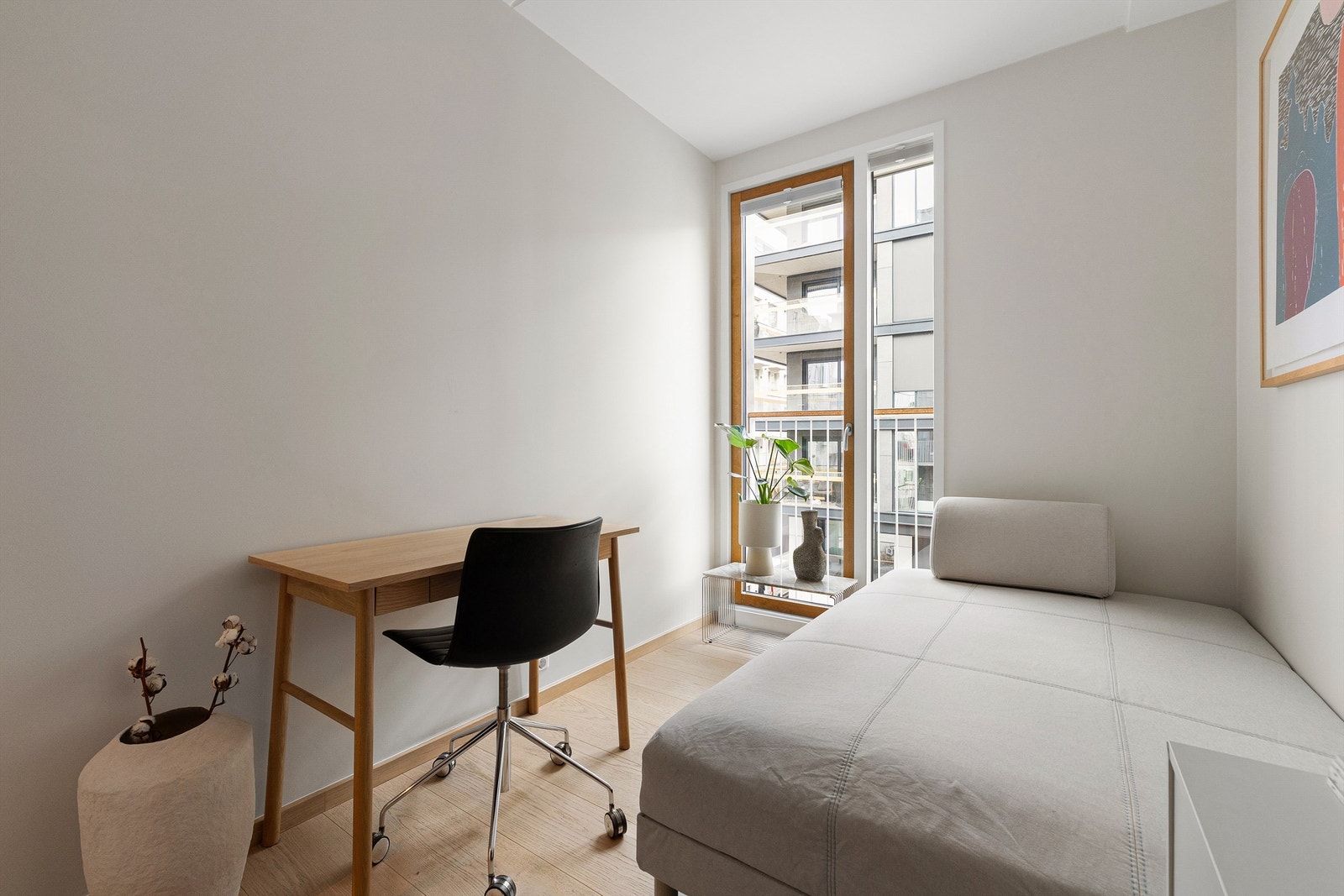 Soverom på ca. 8 m² som kan innredes med seng og garderobeløsning. Galleribilde