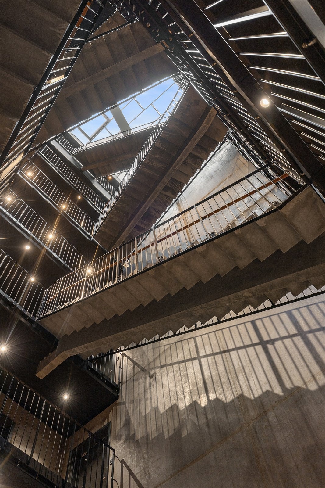 I bygget har man en fantastisk trappegang som er helt unik. Galleribilde