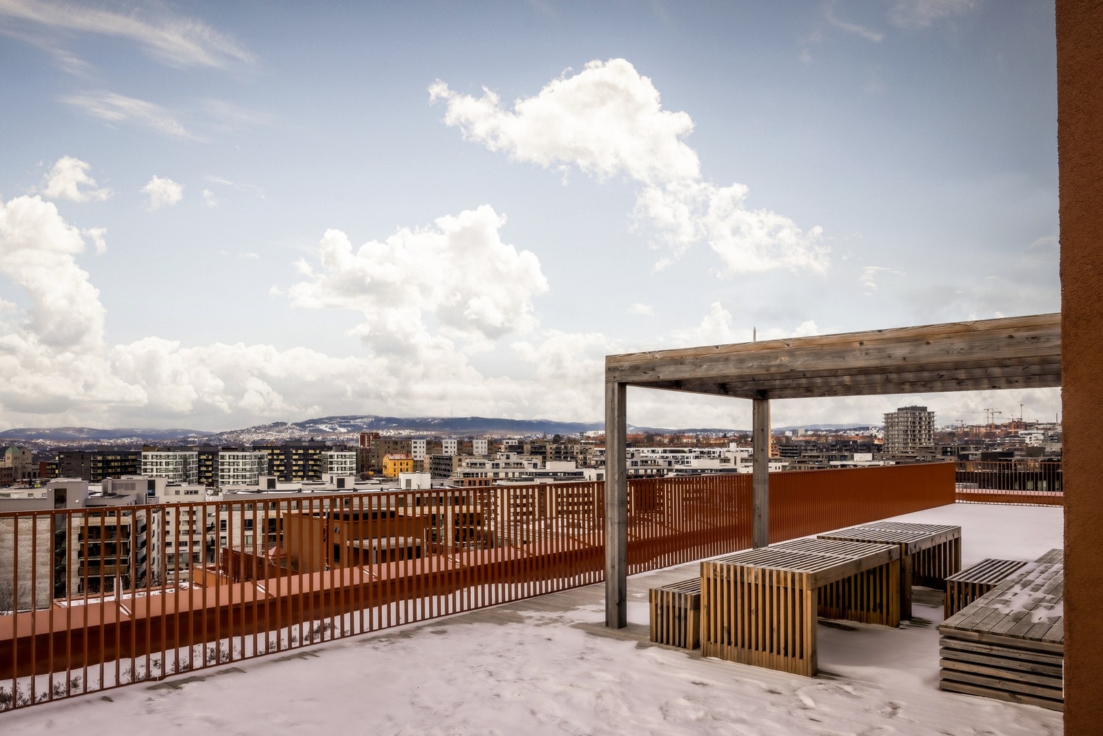 Tilgang til tre felles takterrasser Galleribilde