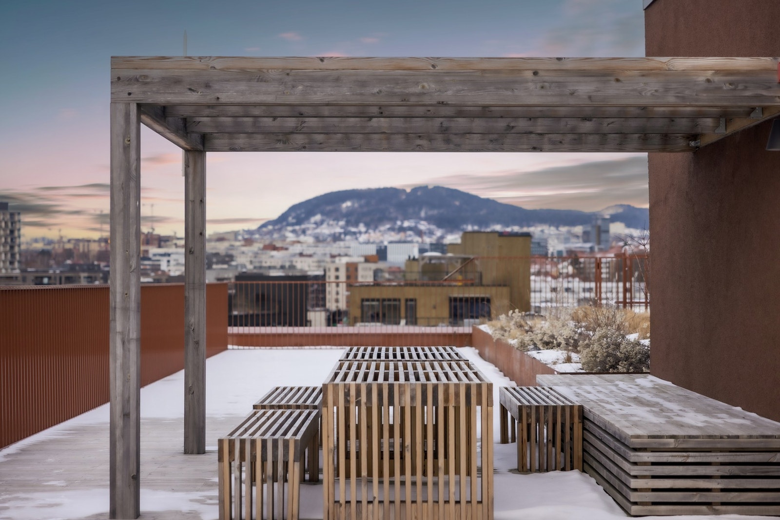 Tilgang til tre felles takterrasser Galleribilde