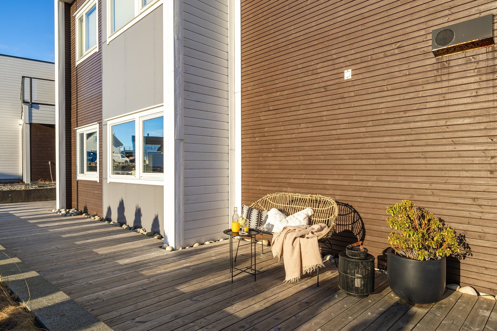 Her har man gode solforhold. Galleribilde