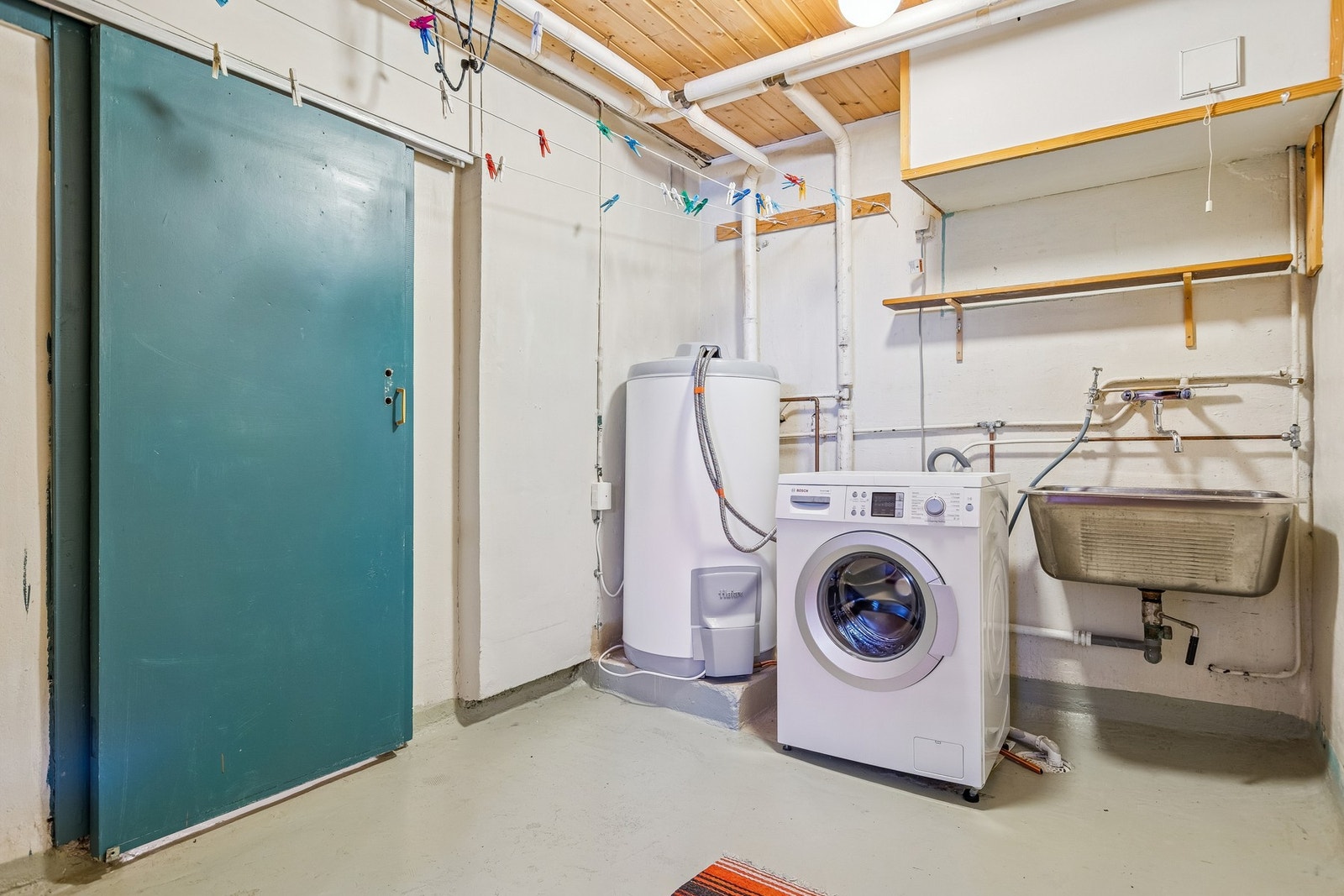 Praktisk separat vaskerom. Galleribilde