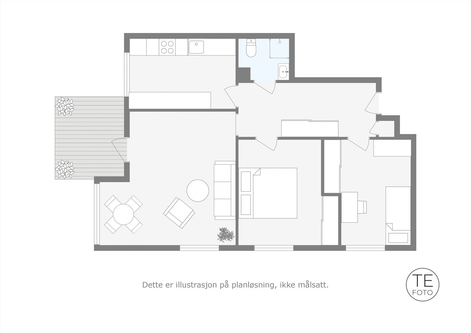 Planløsning 7.etasje. Galleribilde