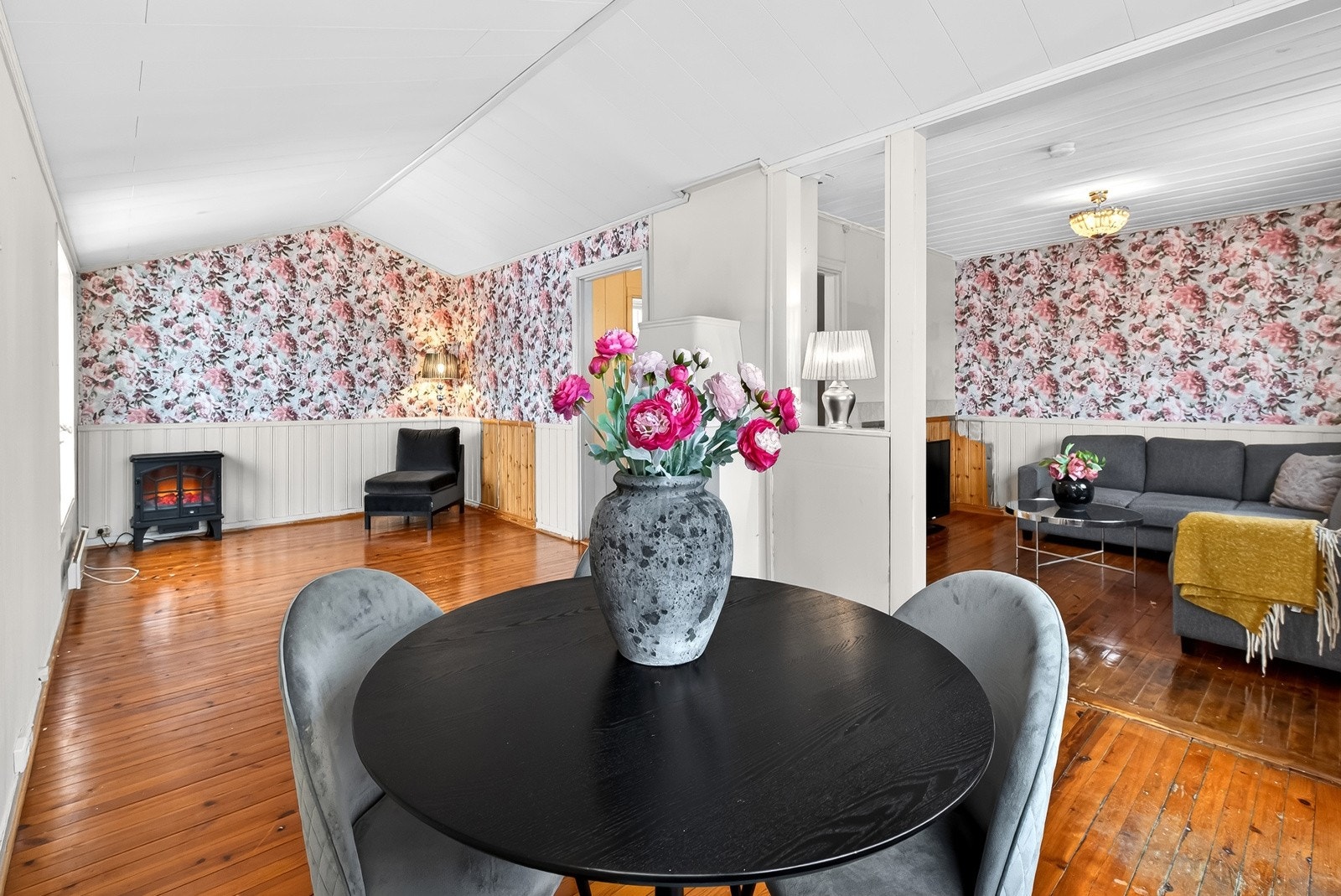 Boligen byr på flere innredningsmuligheter. Galleribilde