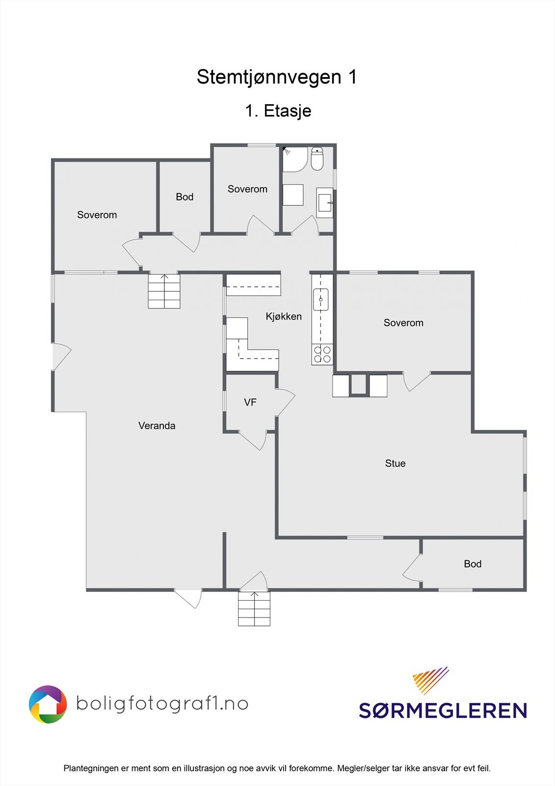 Plantegning Galleribilde