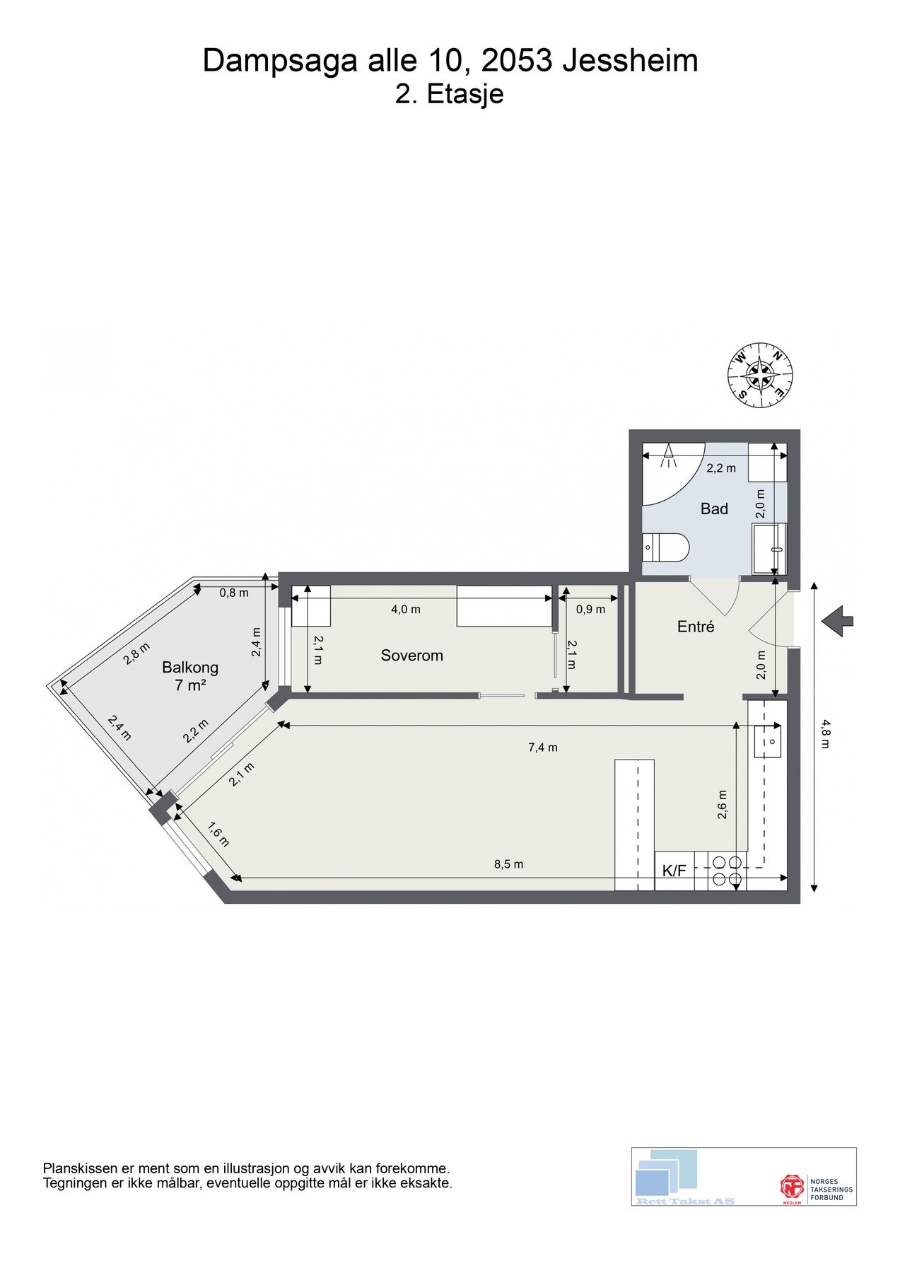 Plantegning Galleribilde