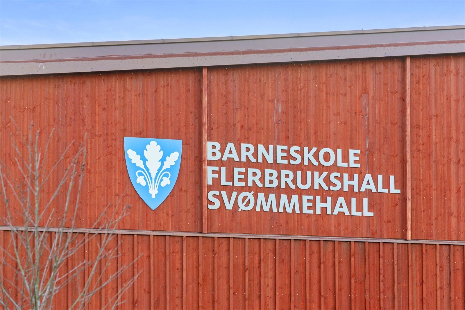 Hokksund barneskole med flerbrukshall og svømmehall Galleribilde