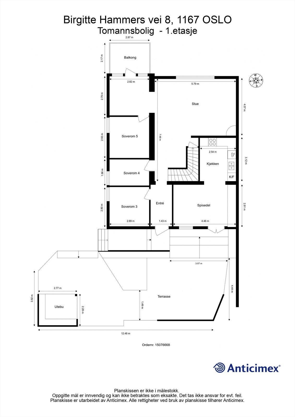 Plantegning 1. etasje. Galleribilde