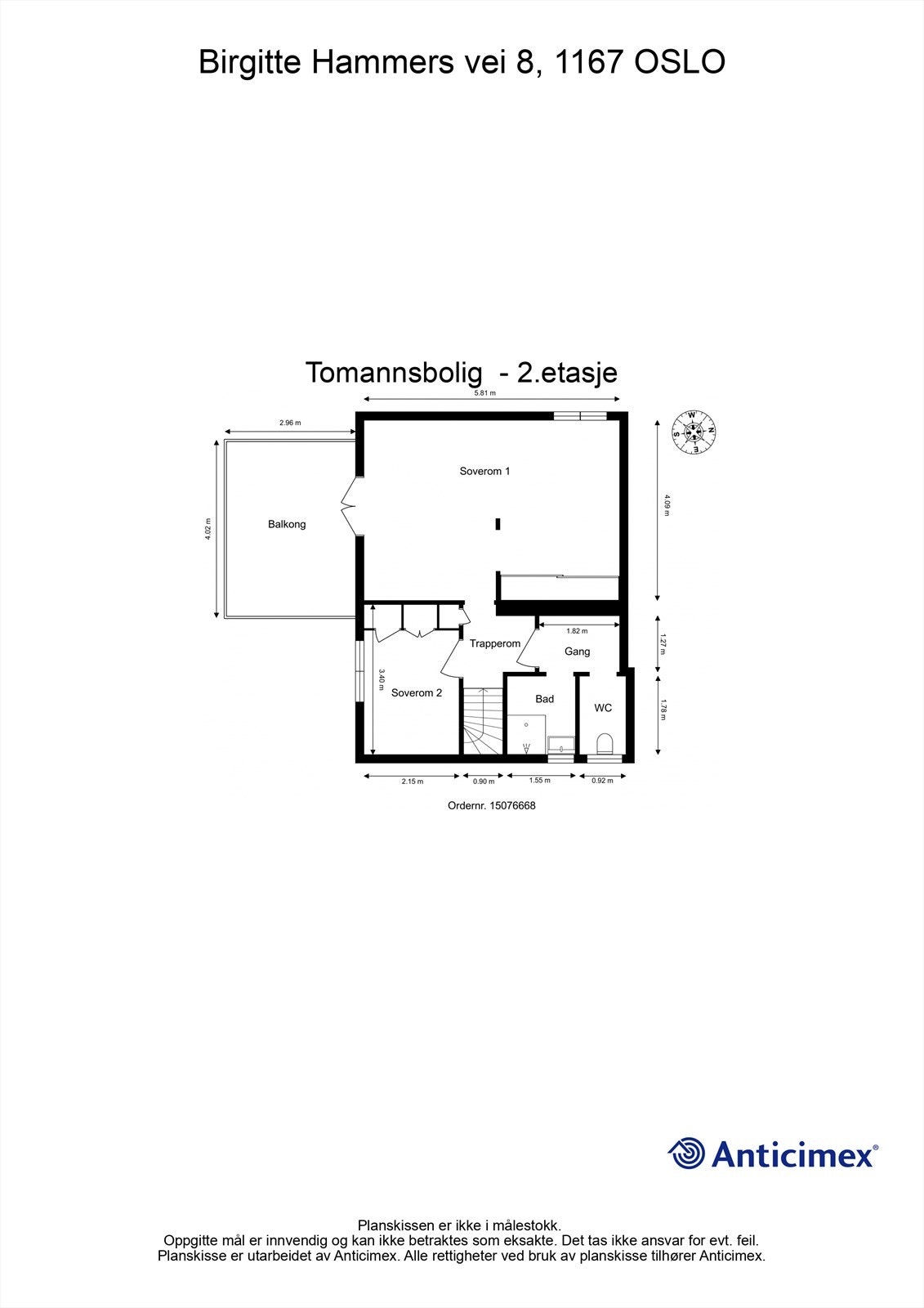 Plantegning 2. etasje. Galleribilde