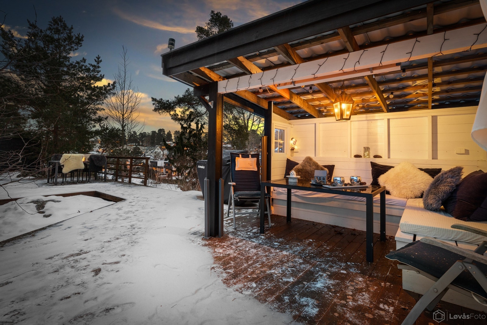 Et perfekt sted for å forlenge sommerkveldene utendørs. Galleribilde