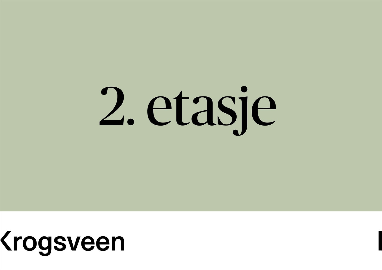 Boligens andre etasje. Galleribilde