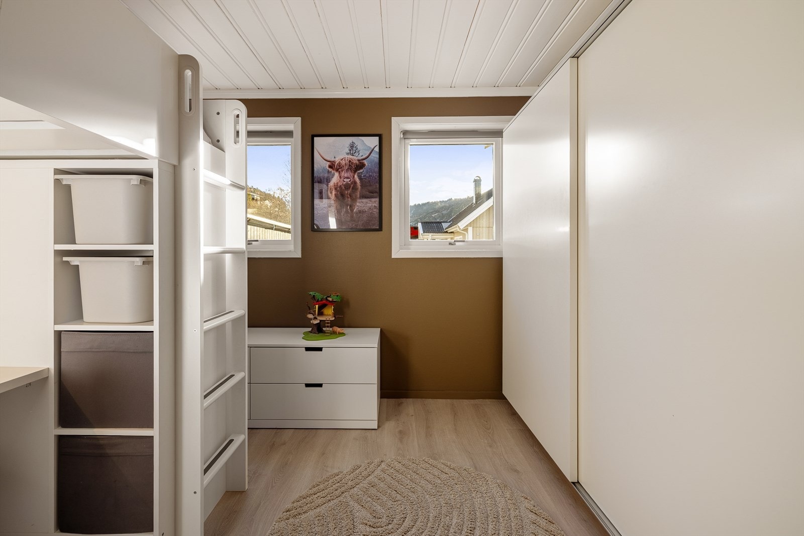 Et fleksibelt rom som enkelt kan tilpasses ulike behov og livsfaser. Galleribilde