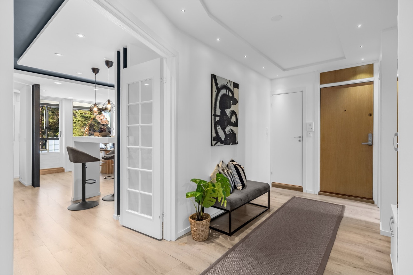 En hyggelig entre ønsker deg velkommen! Galleribilde