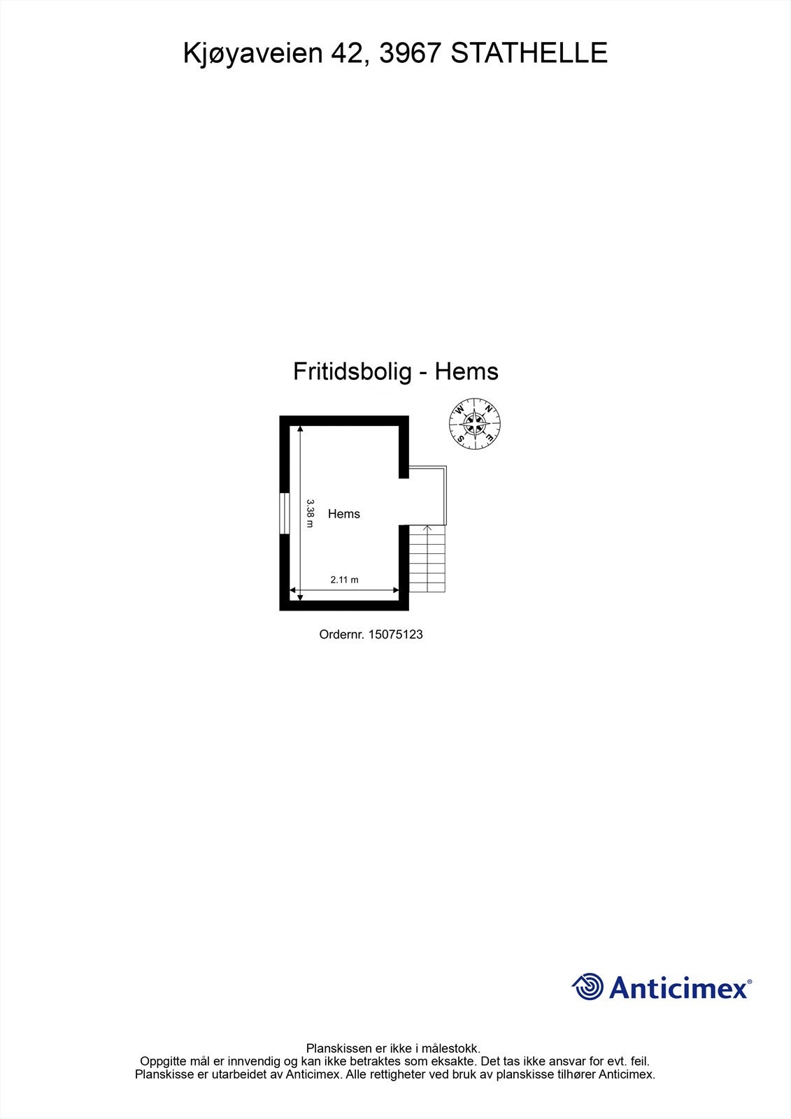 Plantegning- Hems. Galleribilde