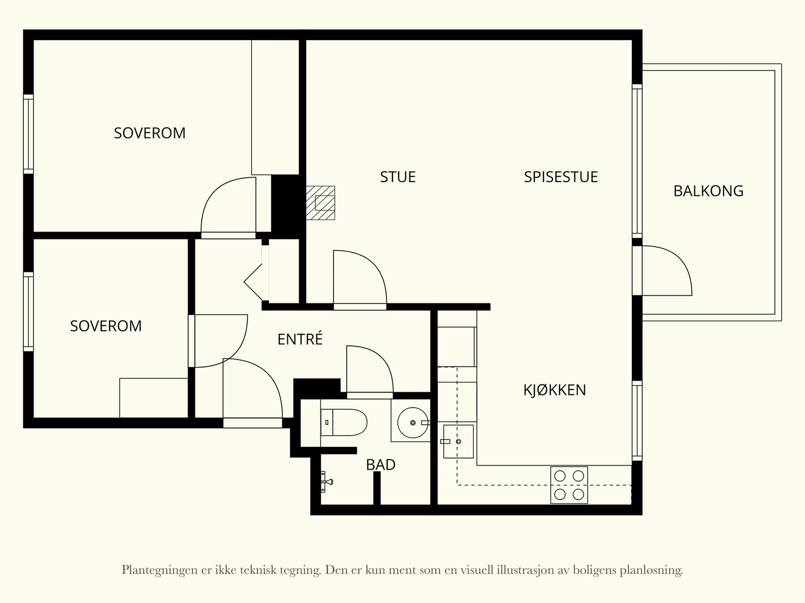 Plantegning 2. etasje. Galleribilde
