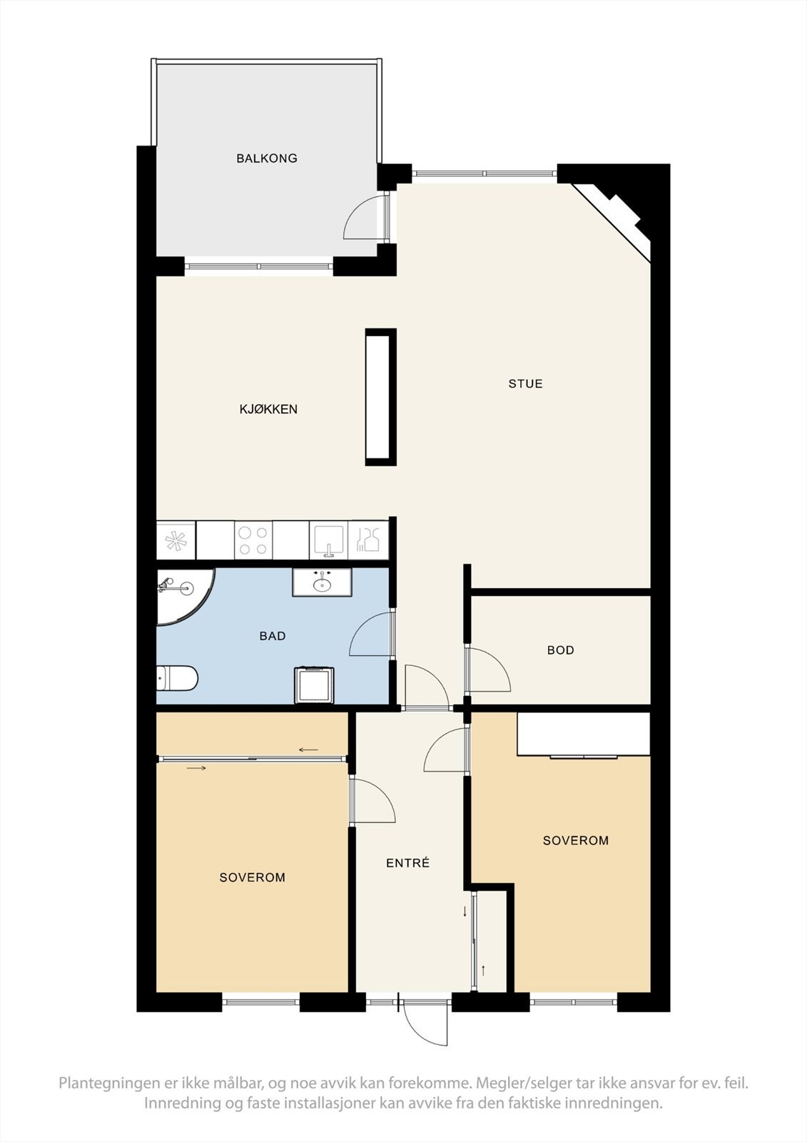 Plantegning. Galleribilde