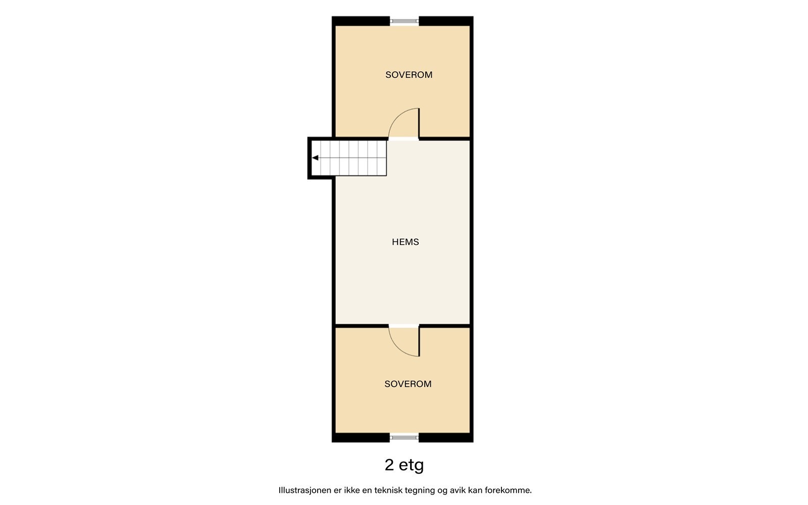 Plantegning Hems. Galleribilde