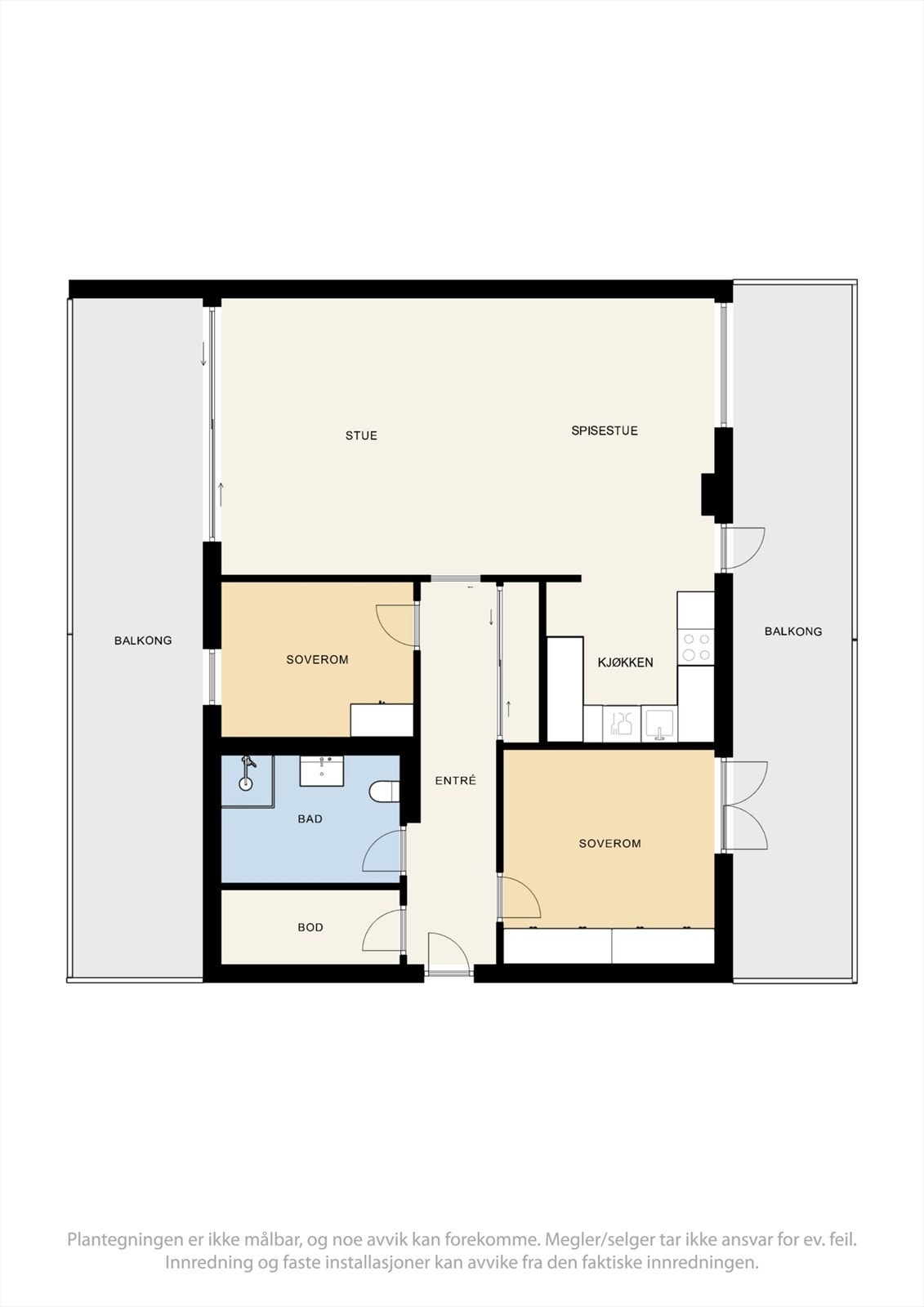 Plantegning 4. etasje. Galleribilde