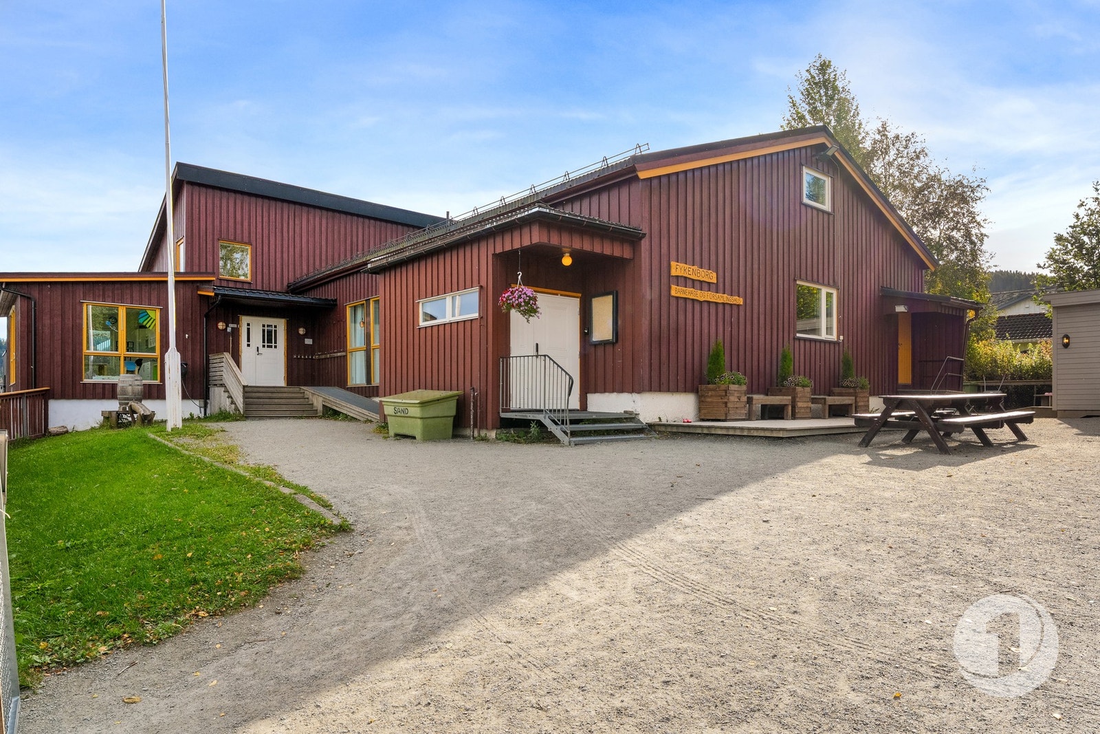 Det finnes flere barnehager i umiddelbar nærhet, både her på Fykenborg, Tjønnstuggu og Vikåsen. Galleribilde