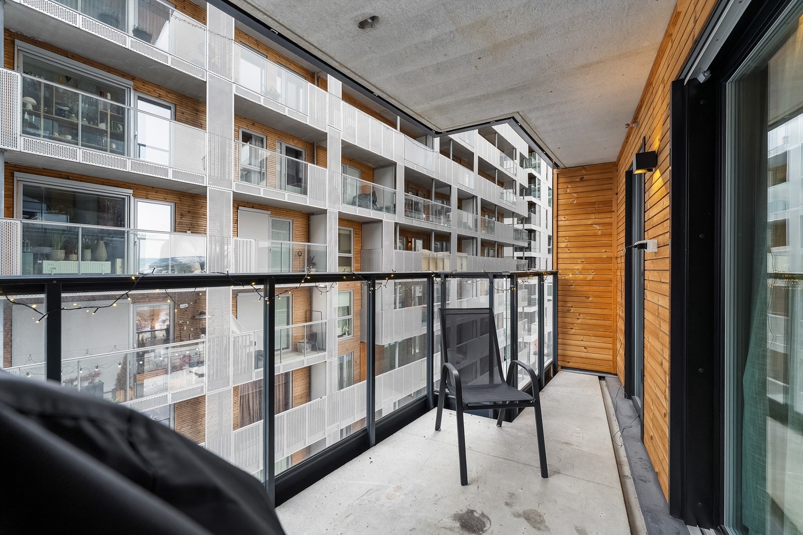 Et flott uterom som forlenger oppholdsarealet i de varme månedene. Galleribilde