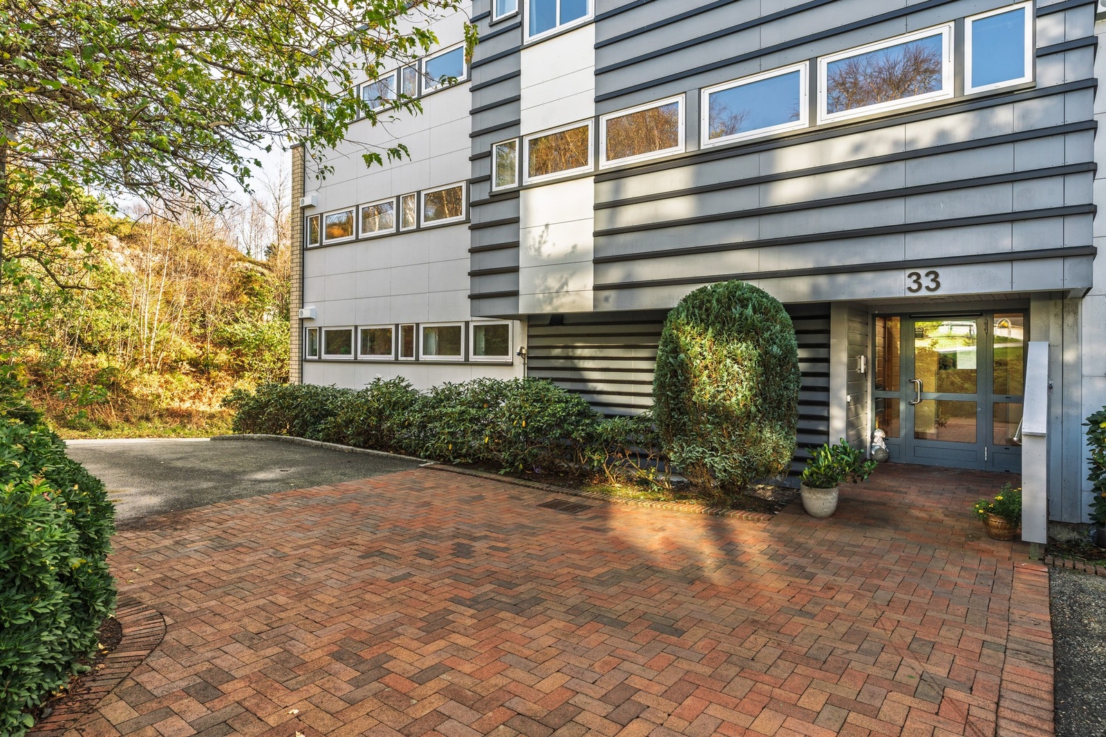 Leiligheten disponerer to eksterne boder. Galleribilde