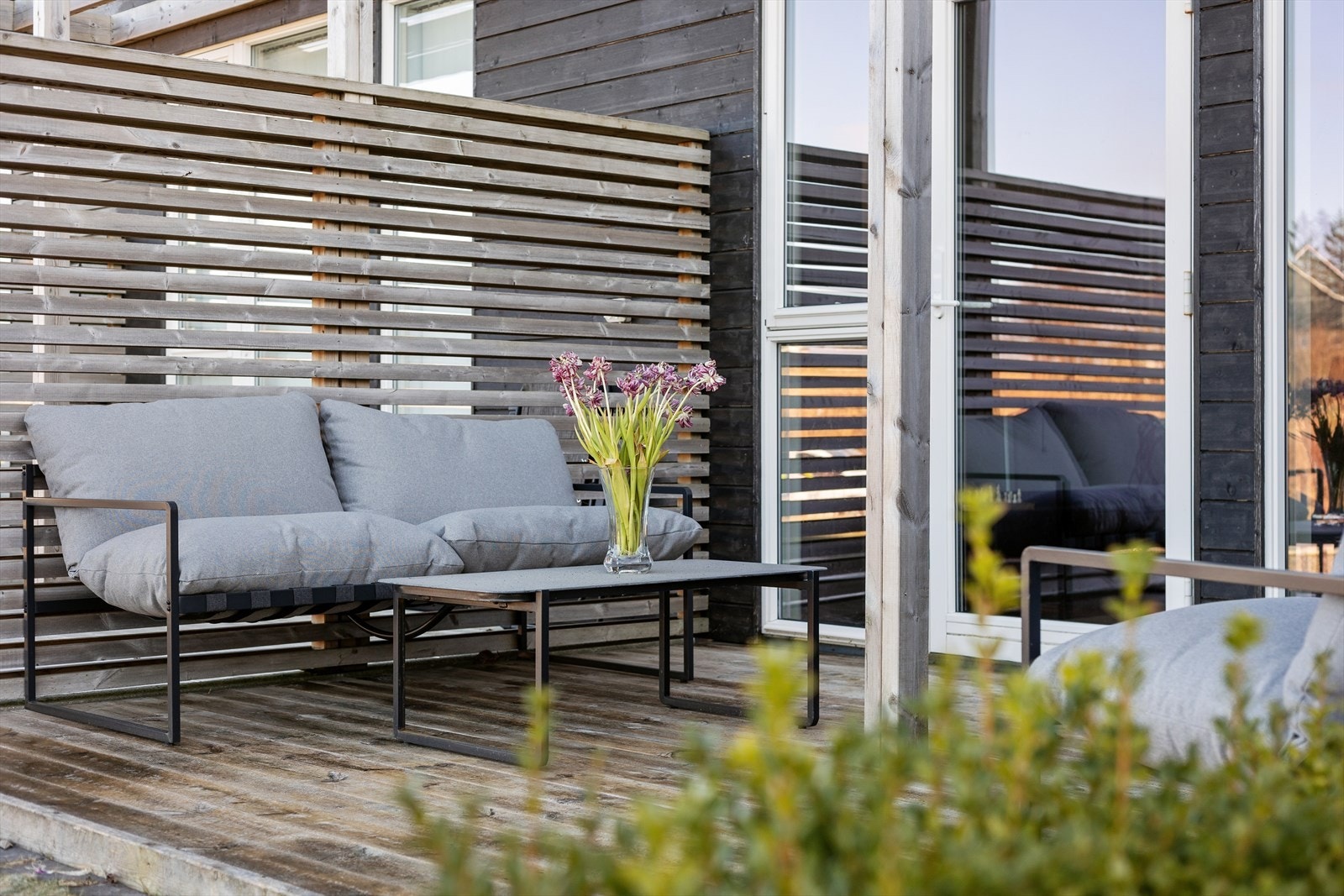 Herlig uteplass på 12 m2. Galleribilde