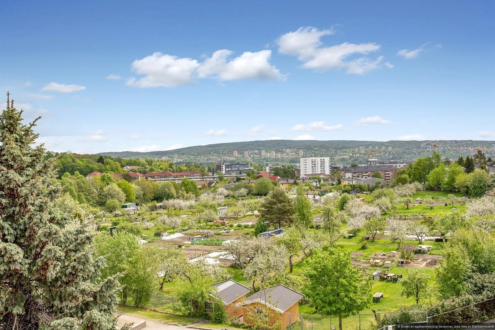 I nærheten av leiligheten ligger Brobekk skolehage som omfatter et område på 20 mål med ca. 100 parseller. Her er det er mulig å leie hageparsell for å dyrke egne grønnsaker, urter eller blomster. Galleribilde