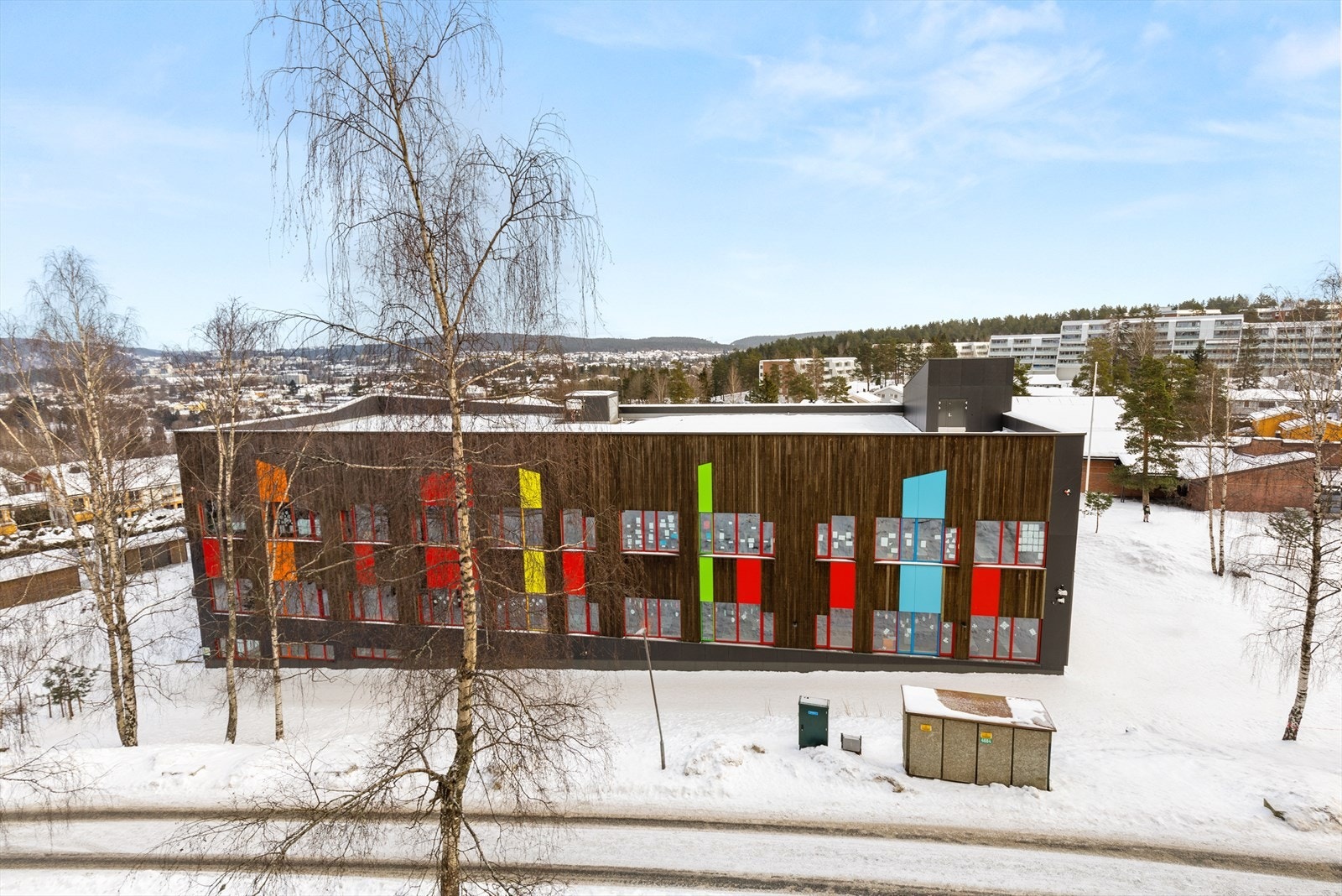 Området er svært barnevennlig med flere skoler og barnehager i nærheten. Galleribilde