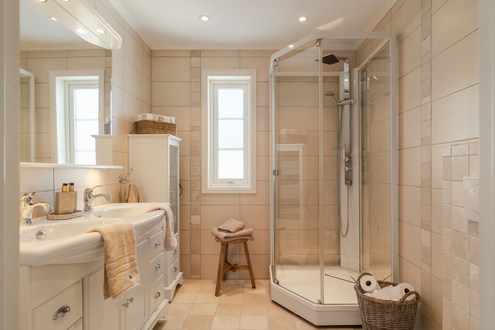 Badet er 5,2 m² og har fått TG 2 fra takstmann. Galleribilde